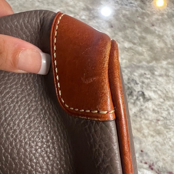 Dooney & Bourke Dark Brown Shoulder Bag - Picture 6 of 14